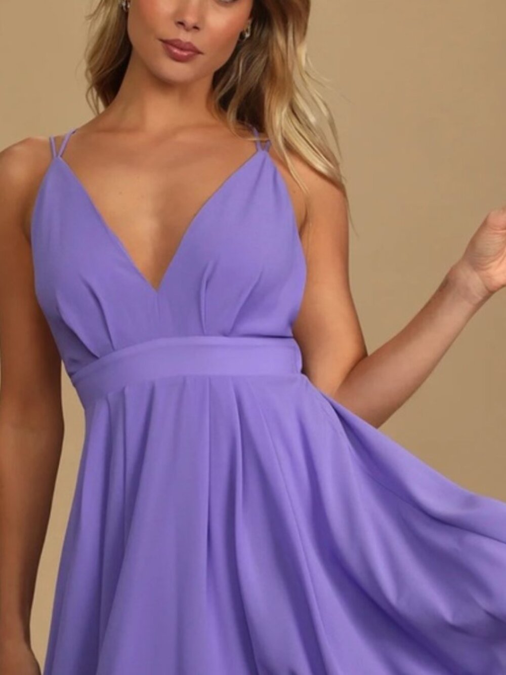 Lulus Purple Mini Dress NWT
